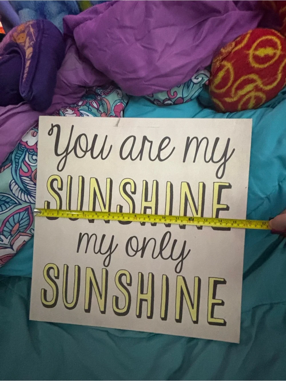 You Are My Sunshine canvas print by ©Louise Carey/Produced by Artissimo Designs